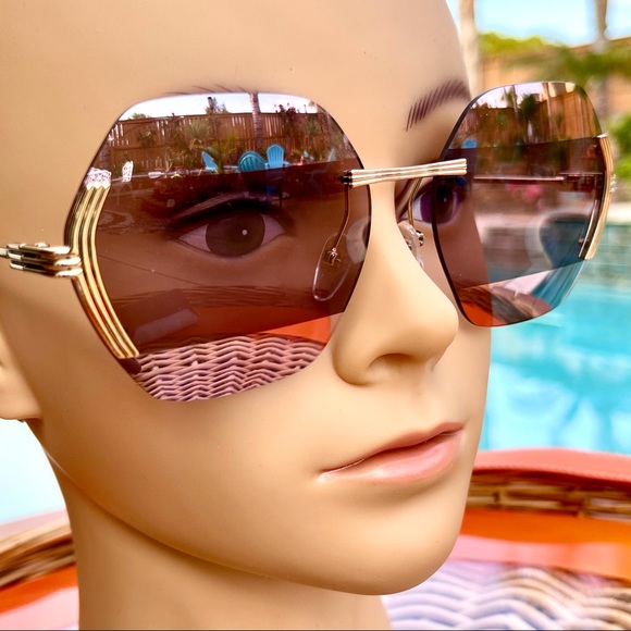 New, ETRO Metal Frame Sunglasses - Picture 12 of 15